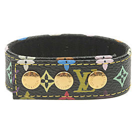 Auth Louis Vuitton Monogram Multi Color Bracelet 2003 Roppongi Hills Used F/S
