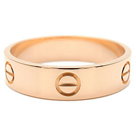 Authentic Cartier Love Ring K18 750PG Rose Gold #65 US11-11.5 EU65.5 Used F/S