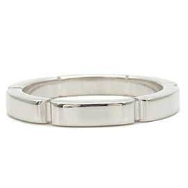 Authentic Cartier Maillon Panthere Ring K18 White Gold #49 US4.5-5 EU49 Used F/S
