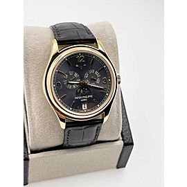 Patek Philippe Annual Calendar Moonphase Grey Dial 18K Yellow Gold