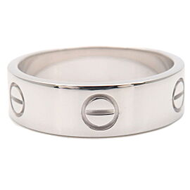 Authentic Cartier Love Ring K18WG 750WG White Gold