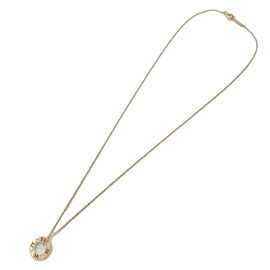 Authentic Tiffany&Co. Pierced Atlas Necklace 4P Diamond K18YG 750YG Used F/S