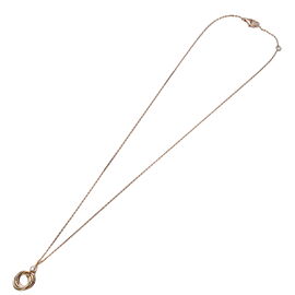 Authentic Cartier Baby Trinity 1P Diamond Necklace