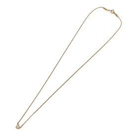 Auth Tiffany&Co. By the Yard 1P Diamond Necklace 0.14ct Yellow Gold Used F/S