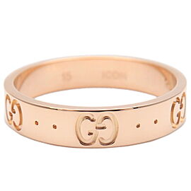 GUCCI ICON Ring K18 PG 750 Rose Gold US7.0-7.5 EU55 HK16