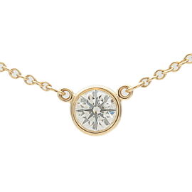 Tiffany & Co. By the Yard 1P Diamond Necklace Yellow Gold