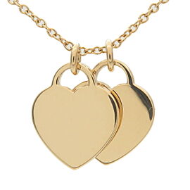 Tiffany & Co. Return to Tiffany Mini Double Heart Necklace K18YG