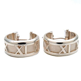 Tiffany&Co. Atlas Hoop Earrings SV925 Sliver 925