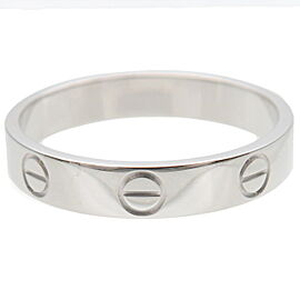 Cartier Mini Love Ring K18WG White Gold