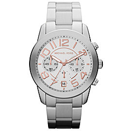 Michael Kors MK5725 Mercer Stainless Steel Silver Dial Quartz 42mm Women's Watch