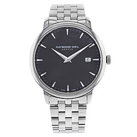 Raymond Weil Toccata Black Dial Stainless Steel Quartz Mens Watch 5488-ST-20001