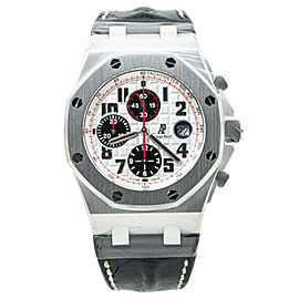 Audemars Piguet Royal Oak Offshore Panda 26170ST Complete Watch AP Service 42mm