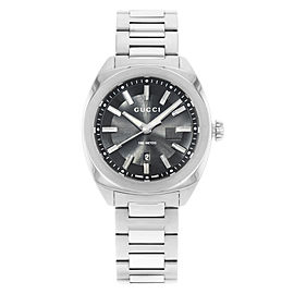 Gucci Black Dial Stainless Steel Quartz Mens Watch GG2570 YA142401