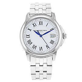 Raymond Weil Tradition Steel White Dial Quartz Mens Watch 5678-ST-00300