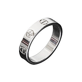 Cartier Mini Love Ring White Gold Size 4.25