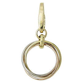 Cartier 18 K Three Color Trinity Charm