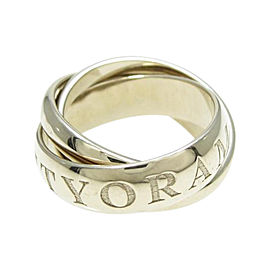 Cartier 18K White Gold Trinity Ring 4.5