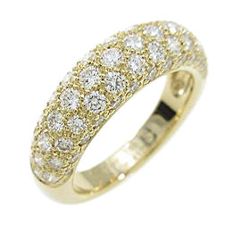 Cartier 18K Yellow Gold Mimi Star Ring Size: 6.75