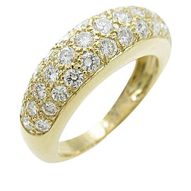 Cartier 18K Yellow Gold Mimi Diamond Ring Size: 5.75