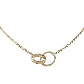 Cartier 18K Pink Gold Baby Love Necklace