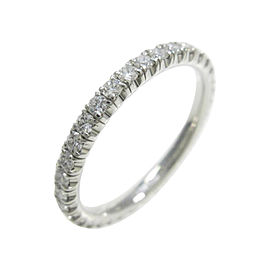 Cartier 18K White Gold Eternity Ring Size 4