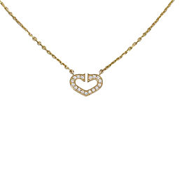 Cartier C Heart 750 Pink Gold Necklace