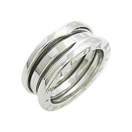 Bulgari 18K White Gold B Zero1 3 Band Ring