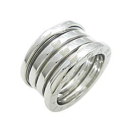 Bulgari B zero1 750 White Gold 4 Band Ring Size 5.75
