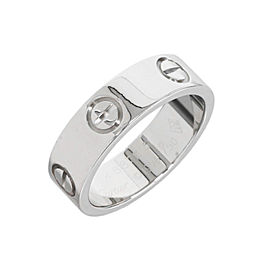 Cartier 18K White Gold Love Ring Size 5.75