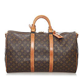 Louis Vuitton Monogram Keepall Bandouliere 50