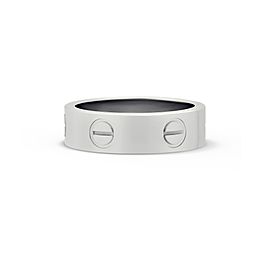 Cartier Love Ring 18K White Gold Size 6