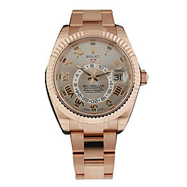 Rolex Sky Dweller Oyster Perpetual 326935 42mm Rose Gold Watch