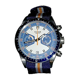 Tudor Heritage Chrono Blue Sapphire & Blue Dial 42mm Mens Watch