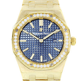 Audemars Piguet Royal Oak 67651ba.zz.1261ba.02 33mm Womens Watch