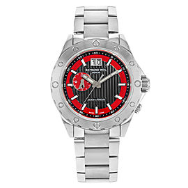 Raymond Weil RW Sport Black Dial Stainless Steel Quartz Mens Watch 8200-ST-20041