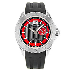 Raymond Weil RW Sport Rubber Black Red Dial Steel Mens Watch 8300-SR1-20041