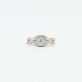 Neil Lane Diamond Engagement Ring 1 5/8 TCW 14k Rose & White Gold