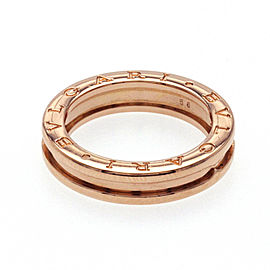 Authentic Bulgari Bvlgari B-Zero1 18K Rose Gold 1 Bands Ring Size 56 - US 7.75