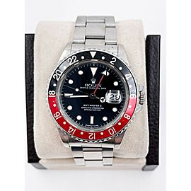 Rolex 16710 GMT Master II Coke Red and Black Stainless Steel UNPOLISHED