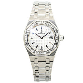Audemars Piguet Lady Royal Oak Offshore 67621ST Factory Diamond Steel Watch 33mm