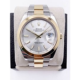 Rolex Datejust 41 126303 Silver Dial 18K Yellow Gold Stainless 2021