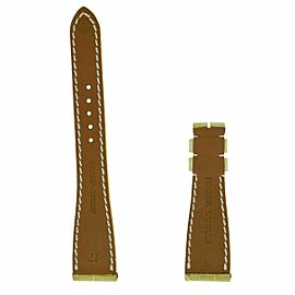 New Roger Dubuis Much More M25 17mm Short Yellow Green Crocodile Strap