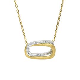 Marco Bicego Murano Link Diamond Necklace in 18k Yellow Gold