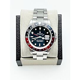 Rolex GMT Master II Coke Red and Black Stainless Steel