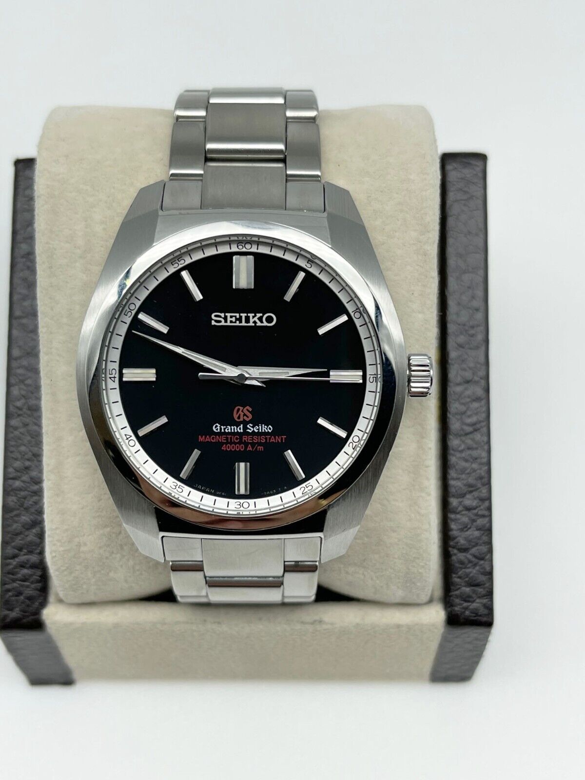 Grand Seiko SBGX093 Black Dial Stainless Steel Grand Seiko Buy at TrueFacet