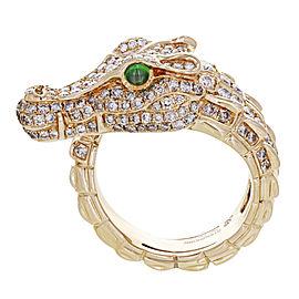 18K Rose Gold Diamond Ring Size 7