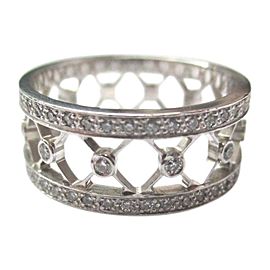 Tiffany & Co. Voile Platinum Diamond Wedding Band