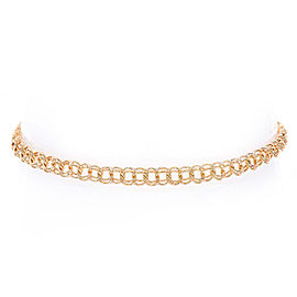14K Yellow Gold Round Link Charm Bracelet