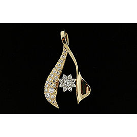 White White Gold Diamond Mens Pendant
