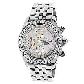 Breitling A13355 Crosswinds Racing Chronograph Stainless Steel 42.7mm Mens Watch